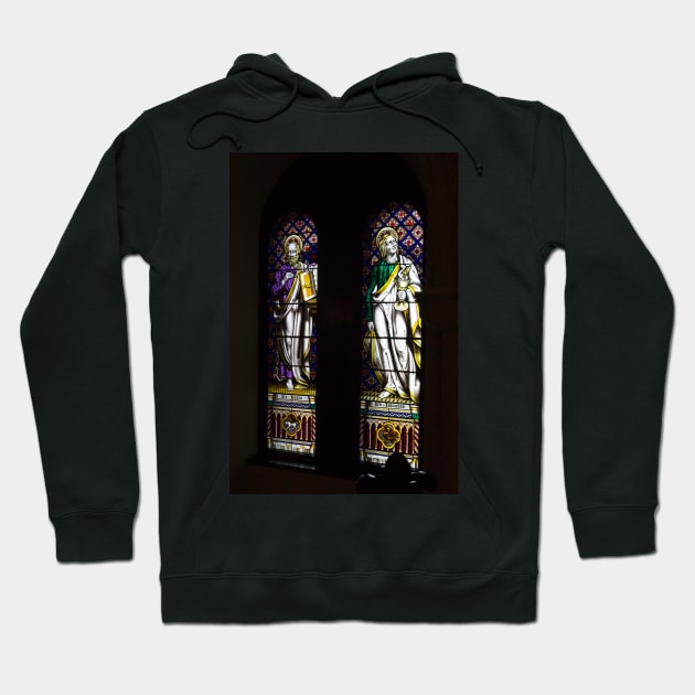 Penrhyn castle- stained glass 2 Hoodie by jasminewang